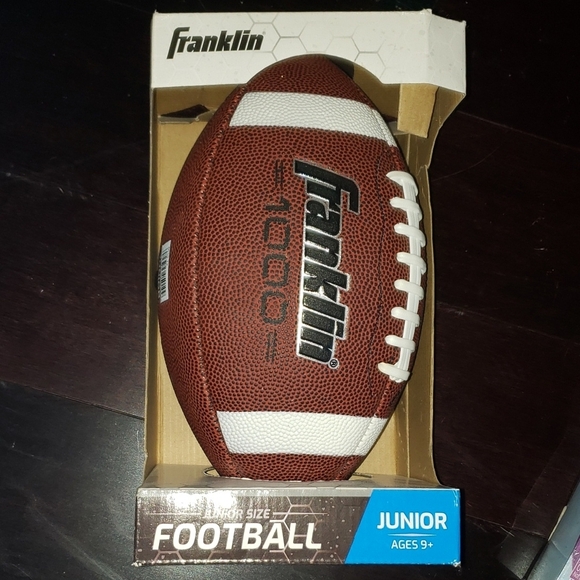 Franklin Junior Football - Brown and White - Picture 1 of 1